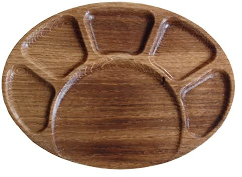 Assiette à fondues et raclette en bois (gravage au dos)