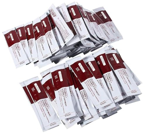 Crema Reparadora para Tatuajes Fougera Cicatrizante I Crema de Cuidado para Piel Con Tatuajes Recientes y Maquillaje Permanente I Regeneradora de Cicatrices Con Vitamina A y D I 100 Unidades