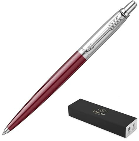 Parker Jotter Plum Kugelschreiber, Größe M, Blau, mit Geschenkverpackung