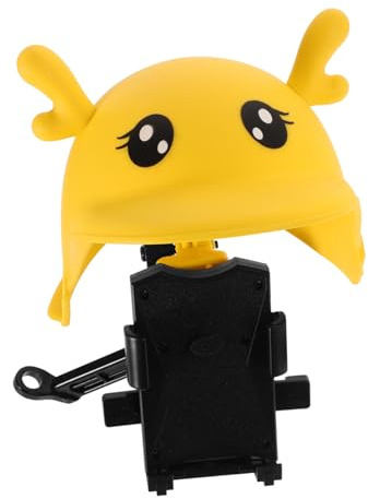 Gatuida Soporte Para Teléfono De Motocicleta Soporte Para Teléfono Eléctrico Soporte Impermeable Para Teléfono Móvil Soporte Para Celular Motocicletas Electricas Scooter Resina Yellow