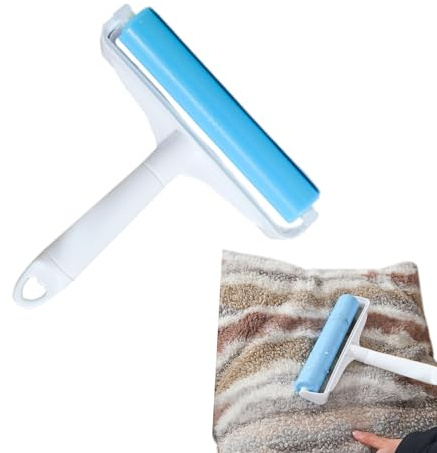 Rodillo para Pelusa De Mascotas - Rodillo Extra Adhesivo Quitapelos de Gato - Cepillo Limpiador Lavable para Suministros De Mascotas para Ropa, Alfombra, Muebles, Coche, Sofá, Cama, Suelo