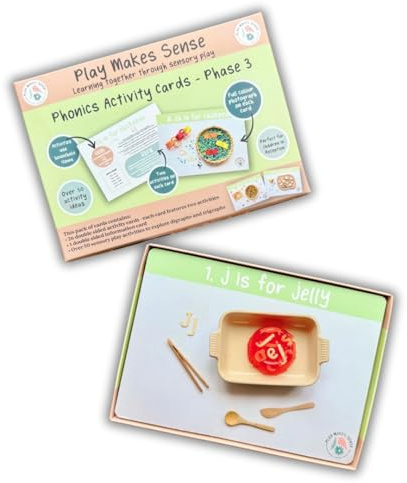 Phonics Activity Cards Phase 3 | Phase 3 Phonics Games | Children Aged 4 - 6 Years (Reception and Year 1) | Play Makes Sense
