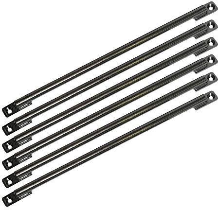 DIY Window Security Bars Pack of 6 Items (20mm x 1000mm, Black)
