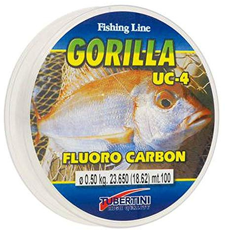 Tubertini Monofilo Gorilla UC-4 Fluorocarbon 0,45mm - 100 mt