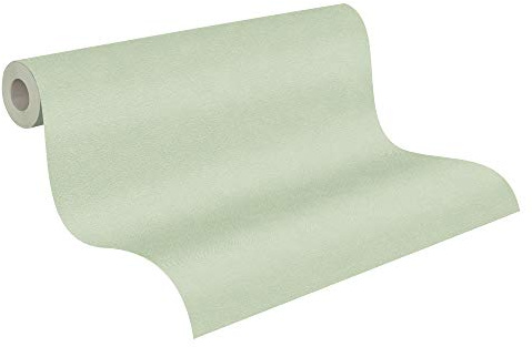 A.S. Création papier peint intissé Pop Style papier peint uni 10,05 m x 0,53 m vert 375094 3750-94