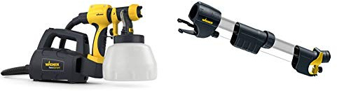 Wagner Fence & Decking Paint Sprayer for Fences, Sheds, Covers 5 m² in 9 min, 1400 ml Capacity, 460 W, 1.8 m Hose & Handle Extension for high Ceilings, Walls or Floors, 60 cm