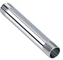 Raccord de Tuyau en Acier Inoxydable Fileté Mâle pour Air, Eau, Carburant (DN20 3/4 400 mm)