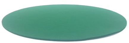 Untersetzer aus Filz, 5 mm dick, rund, D 35 bis D 50 cm, 20 Farben, Tisch Sideboard Regal Kommode Blumenvase Topf Teller Schüssel Pfanne (134 dunkelgrün, D 35 cm)
