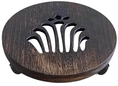 PflanzenkarrenPflanzkarrenPflanzenwagen Holz mit Wasserbehälter, Pflanzenroller Indoor Outdoor Pflanzentablettständer Rollbarer Pflanzenständer Pflanzgefäß Blumenkarren Dolly Roller/B/21Cm