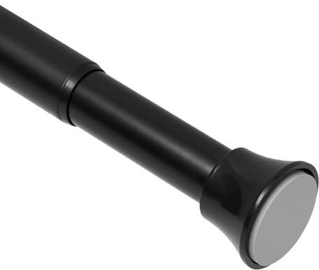 Asta telescopica in acciaio inox, 76-137 cm, allungabile, per tenda da doccia, senza fori, asta di serraggio per armadio, tenda da doccia, balcone