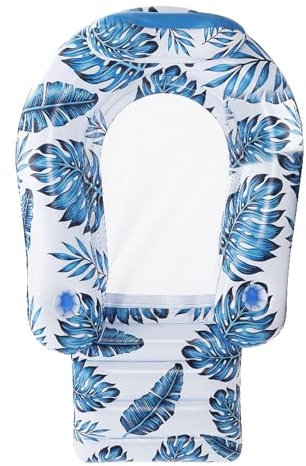 Schwimm Lounger Pool - PVC Schwimminflatable Kopfstütze, Fußstütze Kompakte Liege | Bequemem Design, Wasserliege Für Entspannendes Schwimmen Tanning Am Pool Bei Sommerfesten Sommeraccessoire
