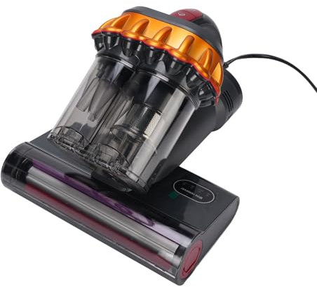 Depisuta Aspirapolvere per Materassi, Aspirazione da 10kpa 400w Potente 131℉ Caldo Che Asciuga L'aspirapolvere da Letto con Bocca di Aspirazione Allargata E Pattumiera da 600 Ml (Spina UE 220V 60HZ)