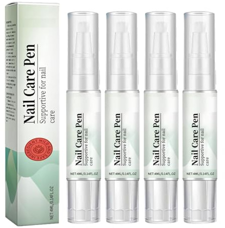 Nail Care Pen, Das zur Befeuchtung der Nägel für Gepflegte Fingernägel Fußnägel mit Aloe Vera, Vitamin E (4 pc)