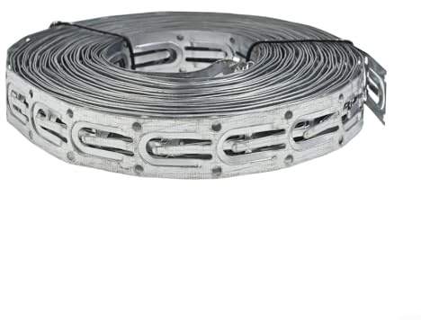 Gdfnmogo Clips de cable de calefacción de suelo de acero galvanizado para instalación de techo y canalón, 21 mm x 0,32 mm, resistentes al fuego y a la erosión, accesorios de correas de alambre de