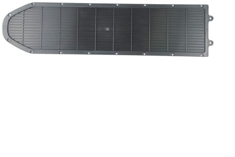 ABS Battery Bottom Plate Cover Waterproof Baseboard Replacement Part Compatible with Popular Electric Kick Scooter Models, Black Protective Chassis Panel to Shield from Impacts and