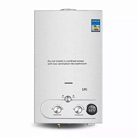 6L LPG Gas Propane Instant Tankless 12KW Hot Water Heater Boiler Stainless Steel Gas Water Heater