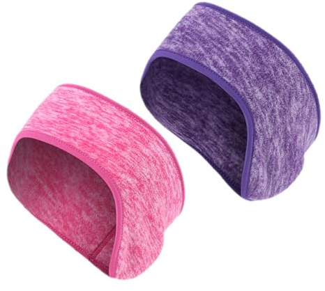 Milisten 2pcs Ear Protection Headband Warm Headband for Winter for Running Sports Ear Warmer