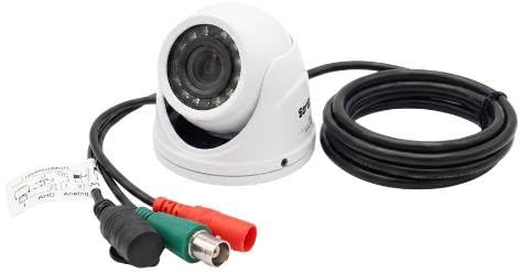 Sentry 2MP 1080p Mini Dome CCTV Camera, 3.6mm Lens, Indoor Outdoor, White | 4-in-1 switchable signal format, super compact housing, universal DVR use