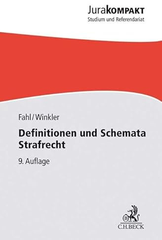 Definitionen und Schemata Strafrecht (Jura kompakt)