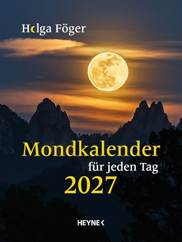 Mondkalender für jeden Tag 2027: Besonders ausführlich – Für alle, die es genau wissen wollen – klein und kompakt – Taschenkalender 10,5 x 14,0 cm