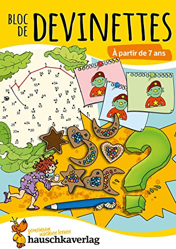 Bloc de casse-têtes et livre activite 7 ans : Des énigmes colorées pour la maternelle - cahier activite 5 ans labyrinthe, sudoku, etc pour stimuler la ... et la pensée logique: Livres de devinettes