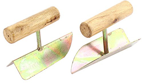 Aexit 2pcs mango de madera dentro de la esquina interior llana herramienta (model: X9410IXII-5681YC) de Hardware