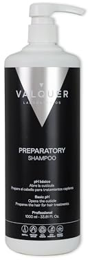 Valquer Champú Preparador de Tratamientos | 1 L | pH Básico | Elimina Residuos y Abre la Cutícula Potenciando la Eficacia del Tratamiento Capilar | Vegano