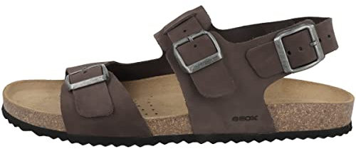 Geox Herren U Sandal Ghita A Sandalen,Dk Coffee,44 EU