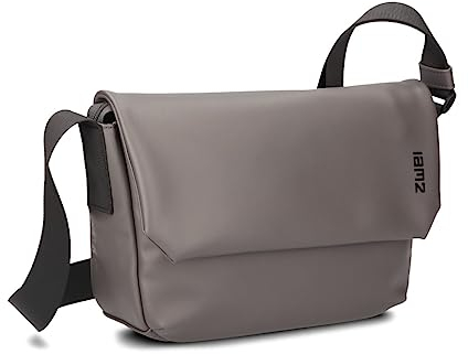 Zwei Umhängetasche Cargo CA60 Messenger-Bag 3 Liter hochwertiges Hydroflex-Material praktisches Schlüsselband verstellbarer Gurt sportliche Crossbody-Bag für Damen Herren & Teenager (stone)