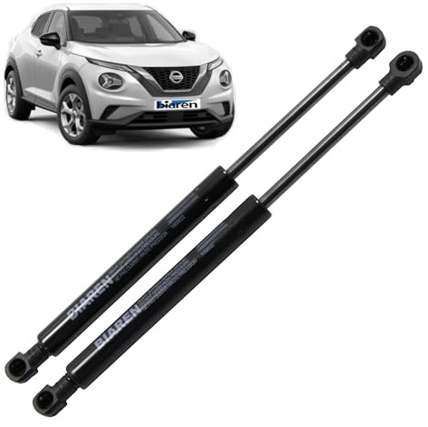 BIAREN Lot de 2 vérins à gaz pour hayon arrière Nissan Juke F15 à partir de 2010 Système de levage 260 (N) 650 mm - 904501KA1A