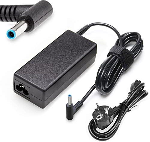 ANTWELON 65W 45W Cargador de Portátil 19,5V 3,33A para HP Pavilion x360 11 12 15, Envy 13 15 17, Zbook 14u G5 15u, Elitebook G3 850 840 820 745 755 G4 Cable de Alimentación Adaptador AC 4,5mm