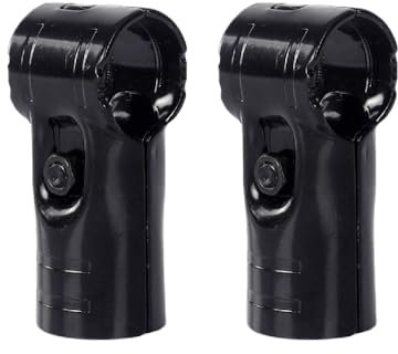 TopHomer Morsetto per recinzione a T da 1-3/8, confezione da 2 pezzi, morsetto a T per collegamento a ponteggi, scaffali, supporti per piante