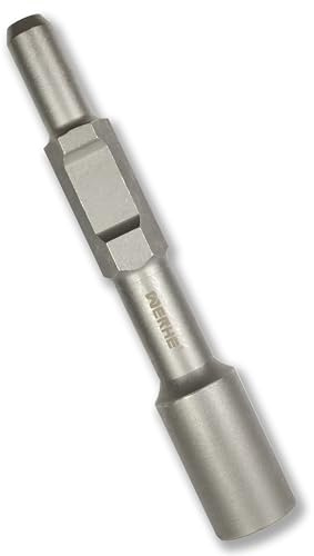 WERHE Hincador de Picas HEX30 Ø Interior 32,5 mm | acero templado, profundidad del agujero 50 mm, Ø exterior 42 mm, para picas de tierra profundas postes de valla