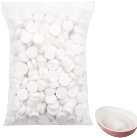 Caoruiy 500 Stück Einweg-Handtücher, komprimiert, Tabletten, Reisetücher