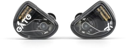 Truthear Gate In-Ear-Kopfhörer, dynamischer Treiber, 3,5 mm, austauschbares Kopfhörerkabel, ohne Mikrofon, Schwarz