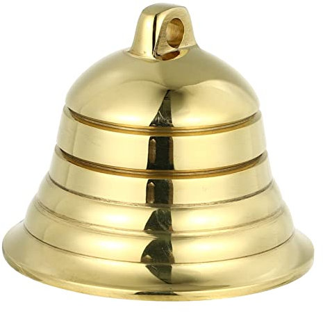 Ciieeo 2st Kupferne Glocke Mini-zubehör Alte Glocke n-schlüsselanhänger Hängende Krippendekor Dekorative n Türklingeln nverzierungen ndekor Windspiele DIY