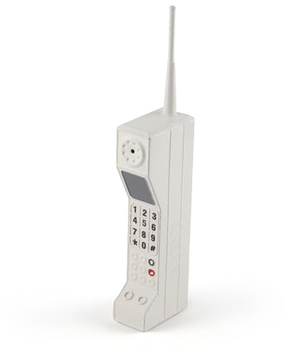 Jwthee Retro Mobile Phone, Retro Brick Cell Phone Ornament, Brick Phone Prop 80s 90s Vintage Cellular Phone Model Old Fashioned Cell Phone Model for Photography, Movie Scene, Home Decor