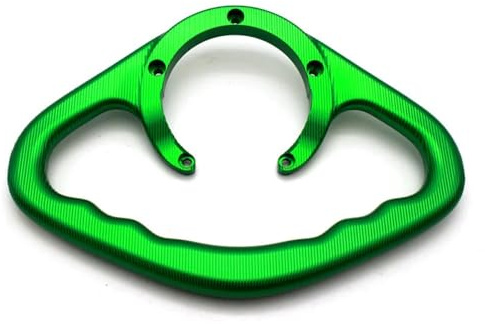 Motorrad Haltegriff Für Beifahrer Hinten Für KA&was&AKI Z800 Z1000 ER-6N ER-6F Z1000SX ZX-6R 636 ZX-10R ZZR1400 GT1400 Passagier Griff Gas Tank Armlehne Handgriffe(Green)