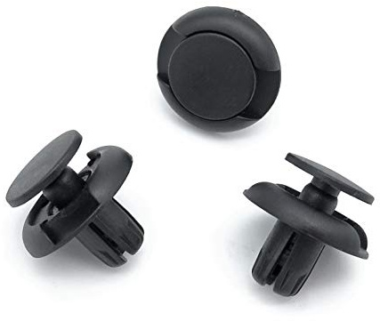 VVO Fasteners- Schwarz Kunststoff-Clips. Seitenschweller, Schwellerverkleidung. Kompatibel mit einigen Ford B-Max, C-Max, Fiesta, Focus, Kuga, Transit/Tourneo Connect, (Packung mit 10 Clips)