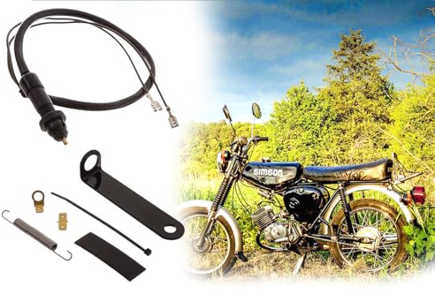 Umrüstsatz Bremslichtschalter wartungsfrei 6V / 12V inkl. Befestigungswinkel + Kleinteile für Simson MS50, S50, S51, S53, S70, S83