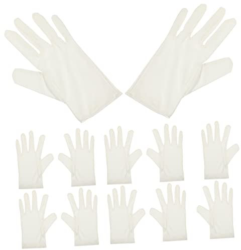 HOMSFOU 6paare Mikrofaser-handschuhe Für Schmuckinspektion Ultraweiche Atmungsaktive Staubdichte Handschuhe Für Kostbare Objekte Für Schmuckgeschäfte Gastronomie Und Veranstaltungen
