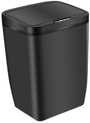 Alipis Papelera Inteligente Sensor Infrarrojo 12l Pp Robusta Silenciosa Sin Batería