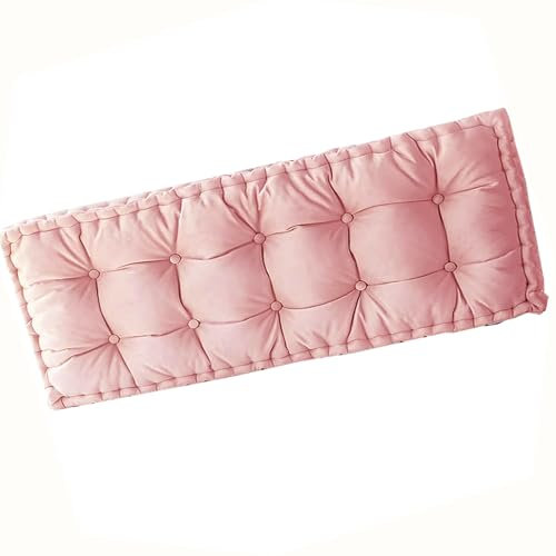 ILiemao Maßgefertigtes Bankkissen, Bankauflage Sitzbankkissen Stuhl-Sitzkissen Sitzauflage Nach Maß für Fensterbank Schuhbank Gartenbank & Loungemöbel Outdoor & Indoor Bank Kissen(E1,90x50cm)