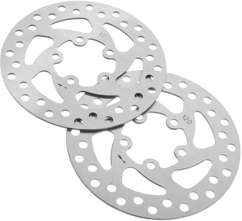 HONMEET Scooter-bremsscheibe 120 Mm Edelstahl-bremsrotor Für Fahrrad-Scooter Mit Sechslochbefestigung Für Bessere Wärmeableitung Und Festigkeit