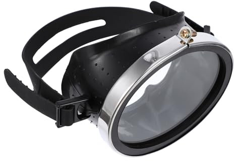 POPETPOP Stainless Steel Diving Goggles for Swimming Snorkeling and Scuba Diving Uv Protection