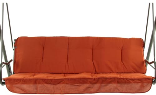 PATIO Hollywoodschaukel Auflage 150 cm Latina Bankauflage 2 teilig Sitzpolster Rückenlehne gesteppt Volant vorne