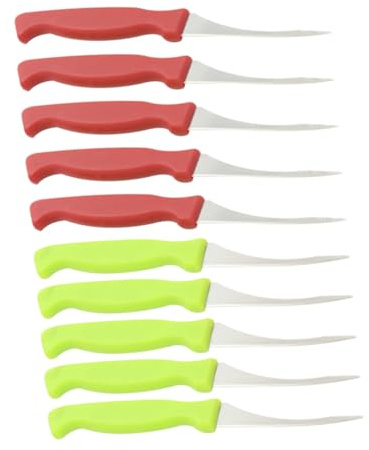 WEKADRIN 10 Pièces Coupe-crevettes Décortiqueur Pouvez Suppression Outil De Crevettes Éplucheurs Peeling Dissolvant Éplucheur De Crevettes Plastique Polypropylène Couleur Aléatoire