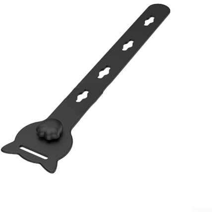 Bebykilemi Bridas de silicona reutilizables – Paquete de 10 organizadores de cables multifuncionales para cables de carga de datos, cables de auriculares – Gestión de cables elásticos ajustables con