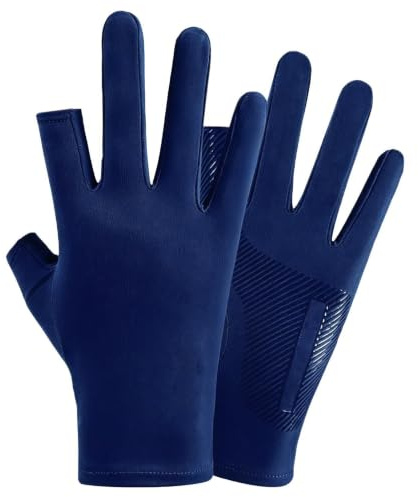 Guanti UV Protezione Solare Donna,Guanti Estivi in Ghiaccio Seta Traspiranti Touchscreen - da Sole Donna,per Palestra Golf Guida Arrampicata Fitness Ciclismo Moto Bicicletta Escursionismo Estat