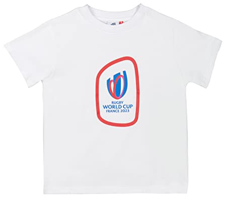 Rugby World Cup T-Shirt RWC - Collection Officielle Coupe du Monde de Rugby 2023 - Taille 12 Ans